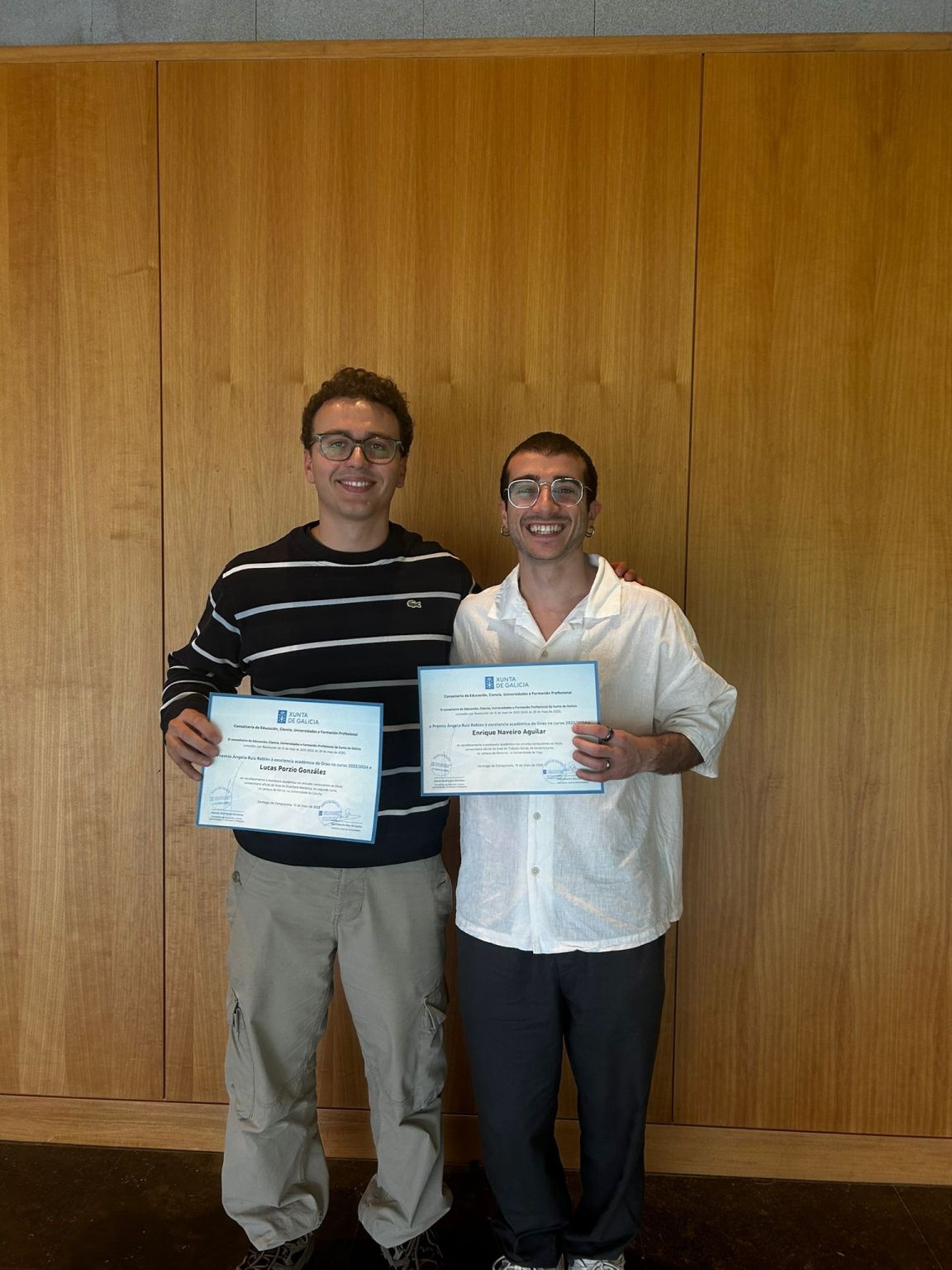 Premio a la excelencia academica - Xunta de Galicia